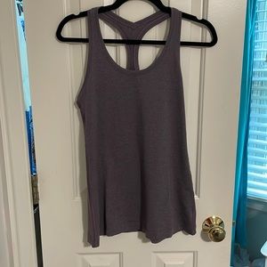 lululemon cool racerback tank top size 10 purple